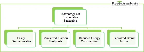 This is a Feature Image for Blog Article Advantages of Sustainable Packaging at Roots Analysis