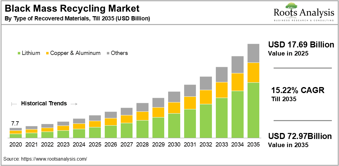 Black Mass Recycling Market by Type of Recovered Materials