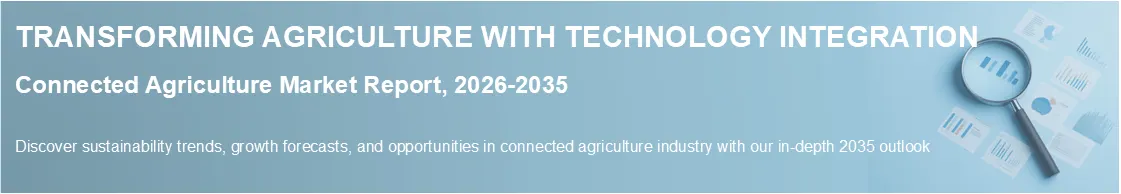 Connected Agriculture Market Report, Transforming Agriculture with Technology Integration Connected Agriculture Market Report, Transforming Agriculture with Technology Integration