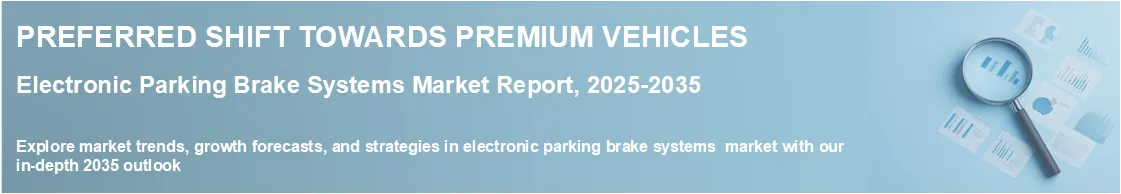 Electronic Parking Brake Systems Market Report, Preferred Shift Towards Premium Vehicles