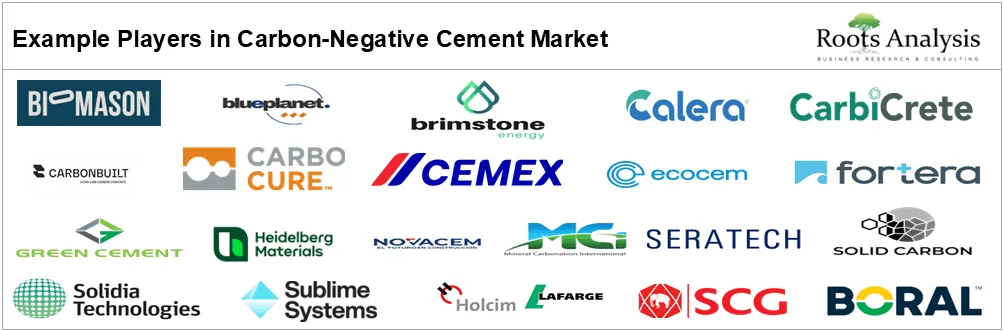 Carbon Negative Cement Market by Example Players Carbon Negative Cement Market by Example Players