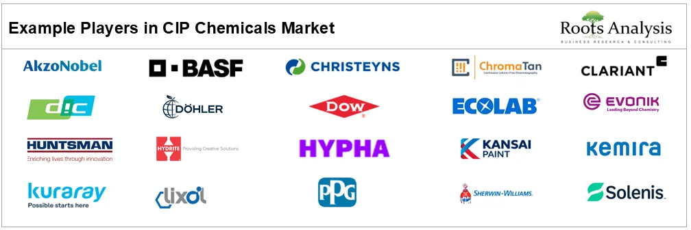 CIP Chemicals Market by Example Players