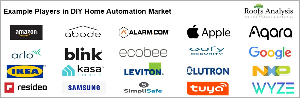 Global DIY Home Automation Market by Example Players