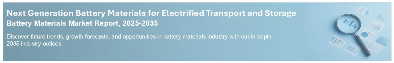 Next Gen Battery Materials for Transport and Storage Next Gen Battery Materials for Transport and Storage