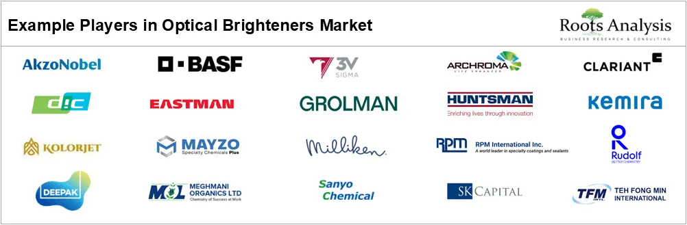 Optical Brightener Market by Example Players Optical Brightener Market by Example Players