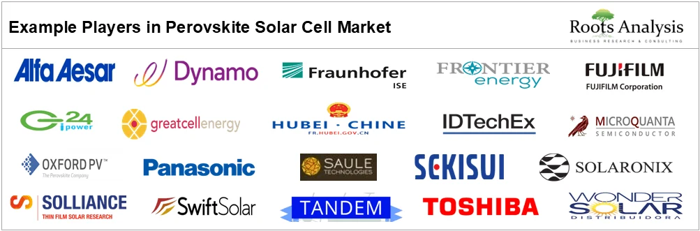 Perovskite Solar Cell Market by Example Players Perovskite Solar Cell Market by Example Players