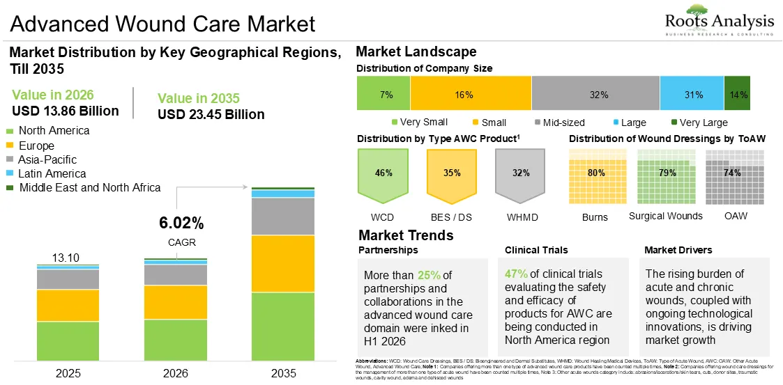 Global Advanced Wound Care Market Outlook, 2025 to 2035 Global Advanced Wound Care Market Outlook, 2025 to 2035