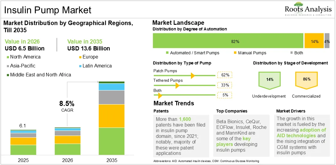 Global Insulin Pump Market Growth 2025 to 2035