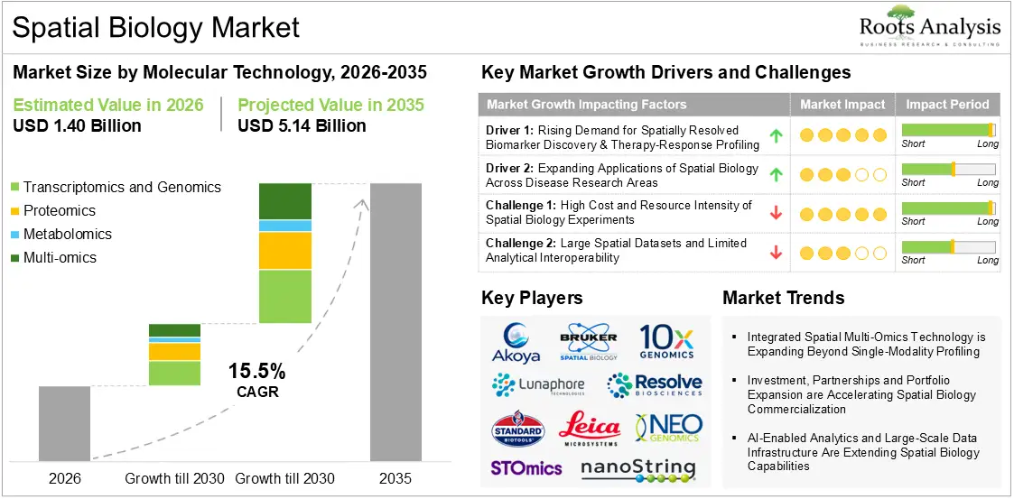 Spatial Biology Market Size by Scale of Operation, Growth Drivers, Challenges, Trends and Key Players, 2026-2035 Spatial Biology Market Size by Scale of Operation, Growth Drivers, Challenges, Trends and Key Players, 2026-2035